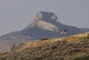 Heart Mountain from the Camp